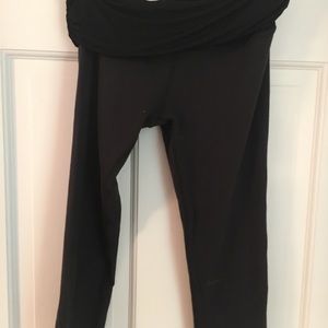 Beyond the bump what’s kickin spacedye yoga Capri